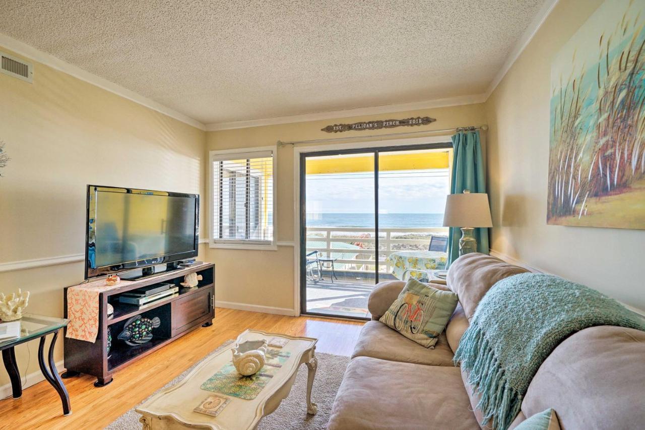 캐롤라이나비치 Breezy Beach Retreat With 180-Degree Ocean Views! 아파트 외부 사진