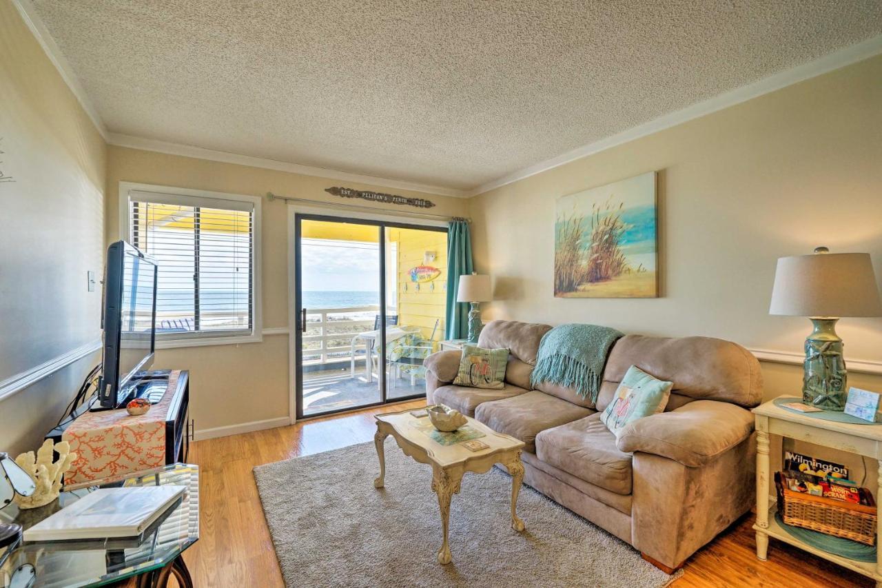 캐롤라이나비치 Breezy Beach Retreat With 180-Degree Ocean Views! 아파트 외부 사진