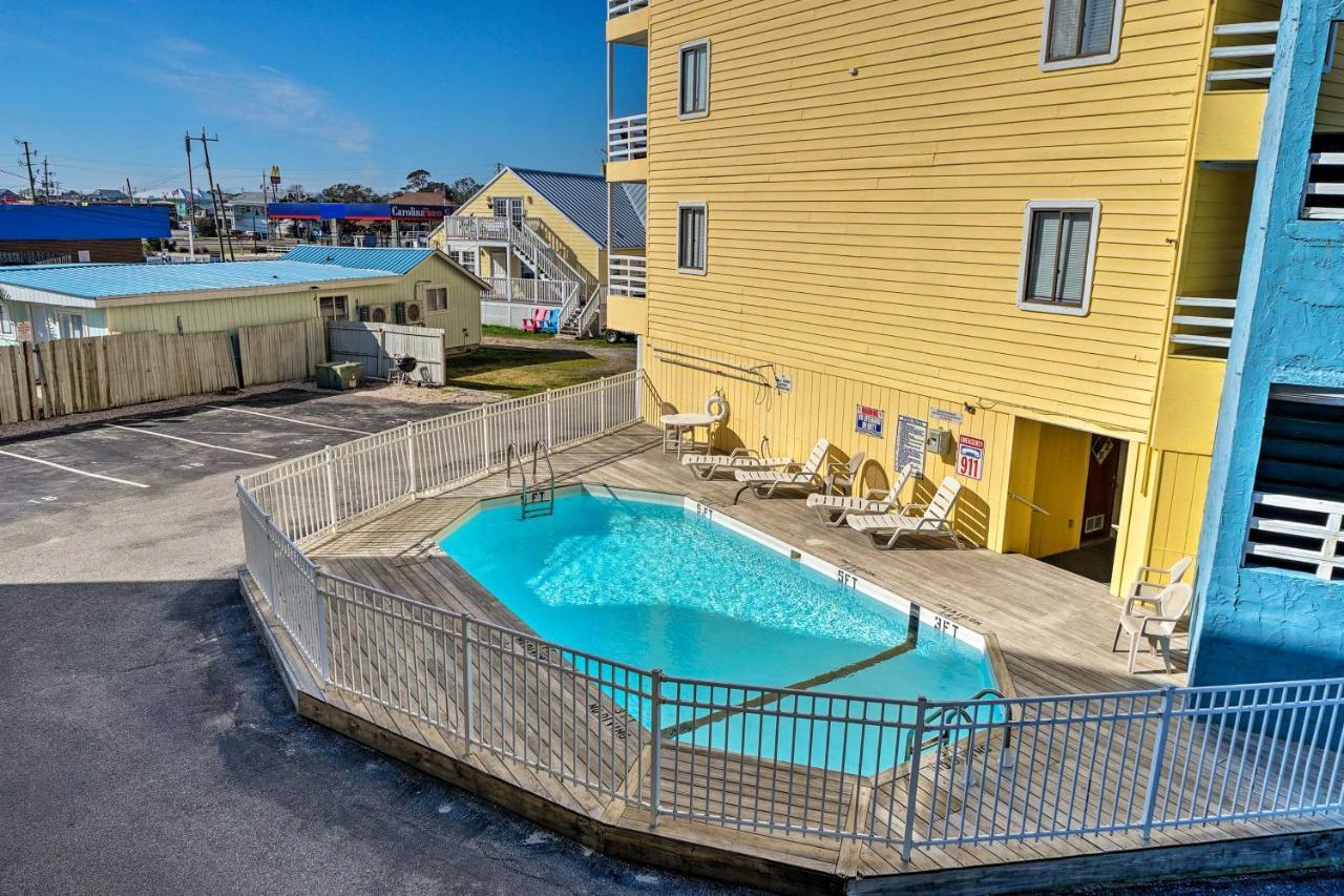 캐롤라이나비치 Breezy Beach Retreat With 180-Degree Ocean Views! 아파트 외부 사진