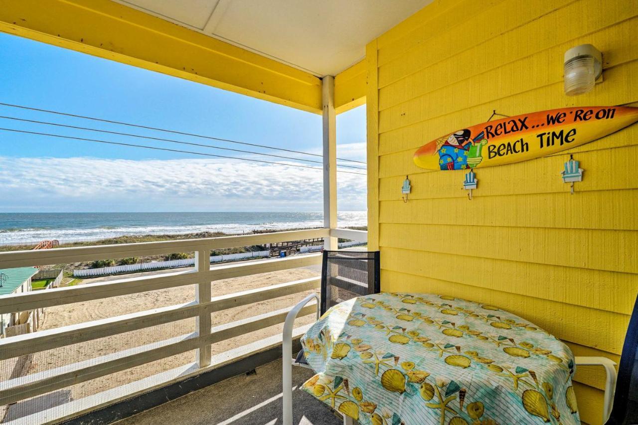캐롤라이나비치 Breezy Beach Retreat With 180-Degree Ocean Views! 아파트 외부 사진